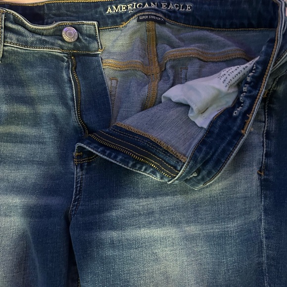 American Eagle stretch skinny jeans size 14L - Picture 3 of 3